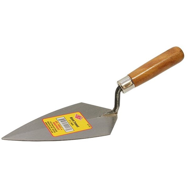 Pointing Trowel, 7-1/2 in X 3 in High Carbon Steel Blade, 12PK